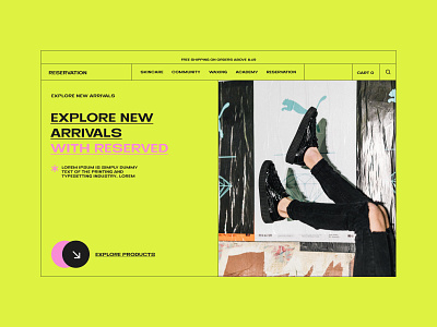 Concept e-commerce boots colorfull e shop ecommerce fashion green nike onepage shoes ui ux webdesign webflow website yellow
