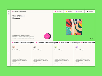 User Interface Designer concept colors design designer ui website