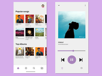 Simple Music App- Mobile App I