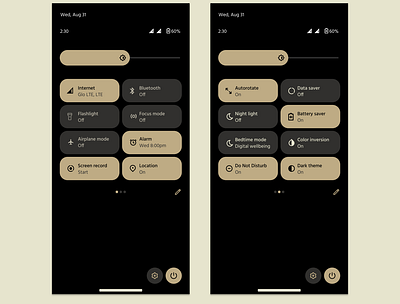 Slide Down Menu design ui ux