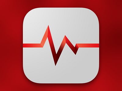 Heart Rate iOS7 Icon app clean fitness heart rate ios7 simple