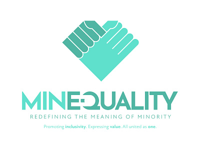 Minequality — Logo Design branding design hierarchy icon identity logo typography vector web