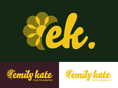 Emily Kate Photography — Logo Design branding identity logo typography vector