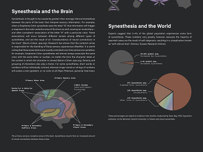 Synesthesia — Infographic Poster Design datavisualization dataviz design information design typography vector