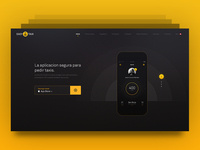 Easy Taxi - Landing Page