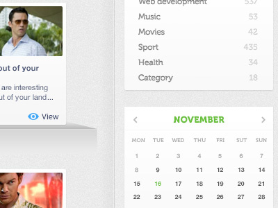 Elastique's upcoming blog page (extended RHS frame) design ux ui interface blog elastique