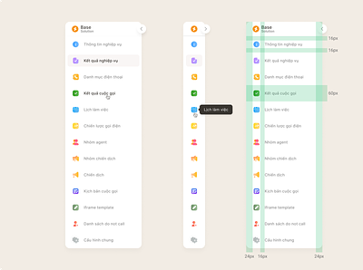 Sidebar Navigation - Light version app application branding collapse expand extend illustration menu nav navigation responsive side bar side menu ui
