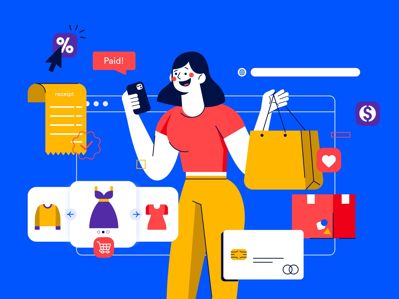 ECommerce  Illustration by Dipa Inhouse on Dribbble