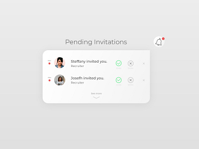 Pending Invitation accept adobe xd app dailyui decline design invitation minimal pending pending invitation product design ui ux web xd