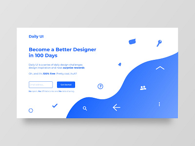 Redesign Daily UI Landing Page