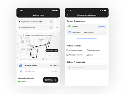 Ride - UI concept android app car design figma ios mobile product design ride uber ui ux