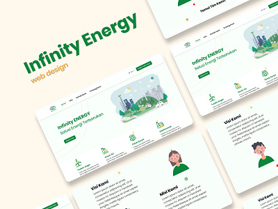 Infinity Energy branding graphic design logo ui