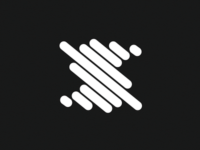 Music Logo geometric logo minimal sine sine wave