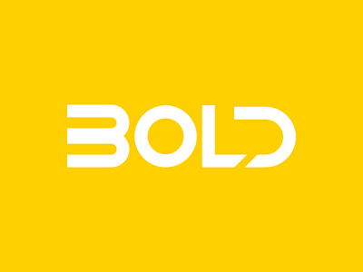 Bold bold minimal simple typography yellow
