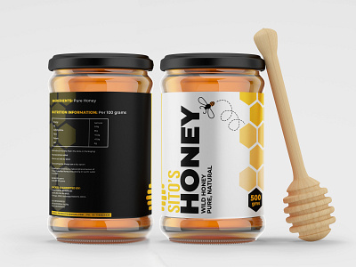 Honey label Design label label design label packaging labeldesign mockup