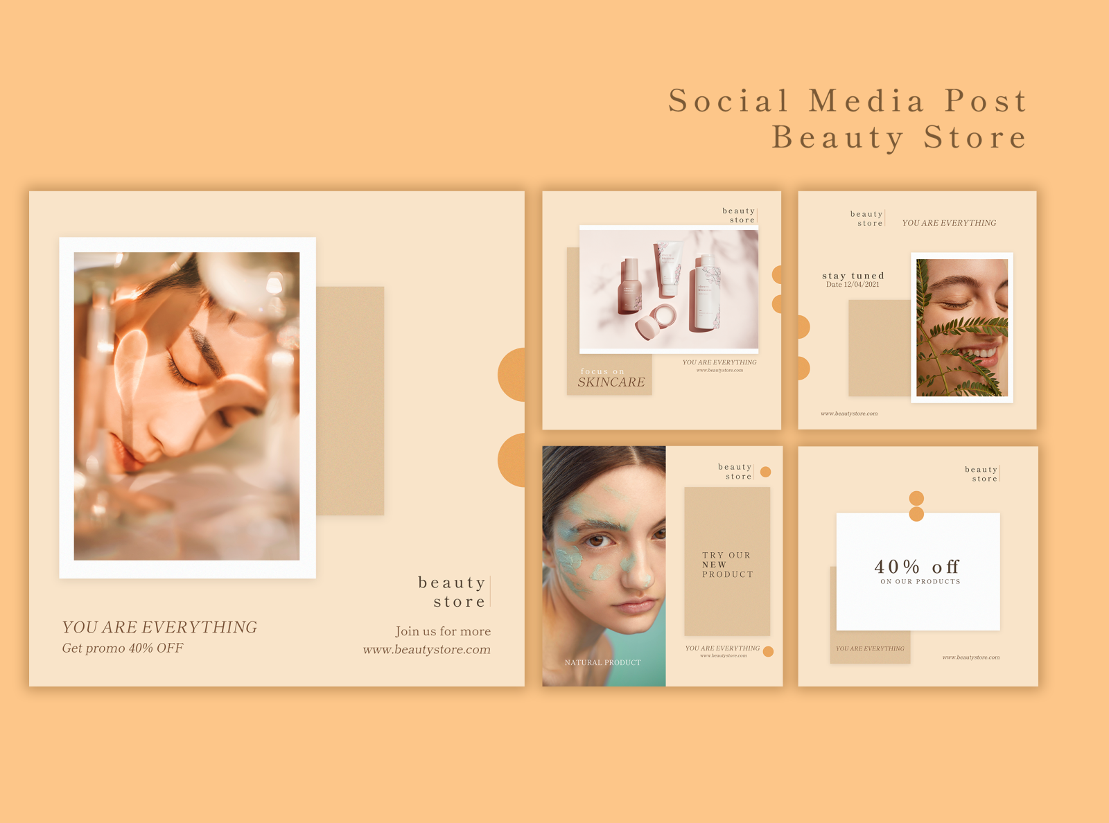 Social Media Post Beauty Store by Kiqyqu1 on Dribbble