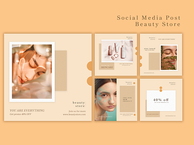 Social Media Post Beauty Store