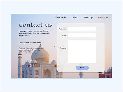 Daily UI- Contactus