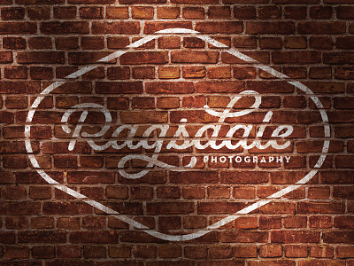 Ragsdale Photography Logo Design brand identity logo logo design photographer retro script typography vintage