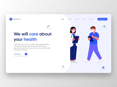 Medical - Website design coronavirus covid 19 covid19 design medical medical app medical care medical design ui uiux uiuxdesign ux web design webdesign website website design