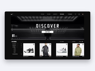 Nike - Website Redesign Concept