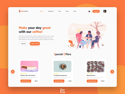 CoffeeShop - Website Design