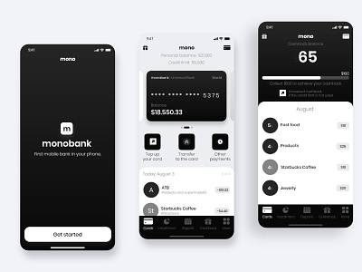 Monobank mobile app - Redesign