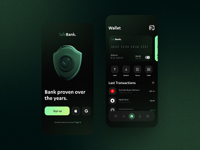 SafeBank - Finance app