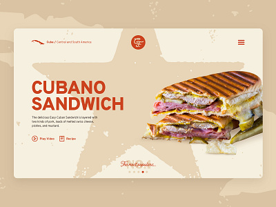 Cubano sandwich page