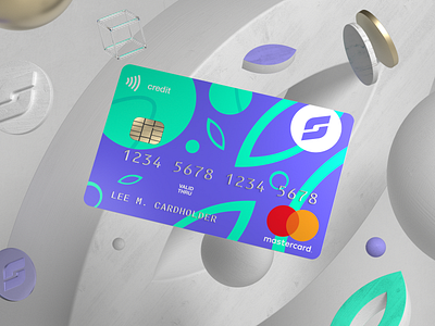 Credit card design concept