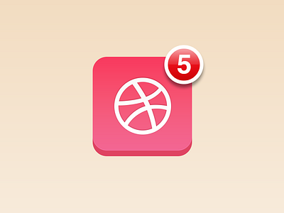 Five Dribbble Invites (@sketchapp) dribbble icon invites ios iphone notifications sketch sketch 2 sketchapp