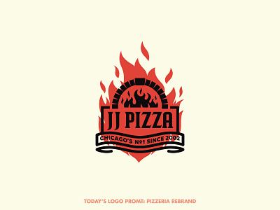 JJ Pizza rebrand (day 13 of 99)