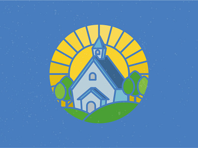 Church logo/illustration adobe church design iammillejoules illustration illustrator log