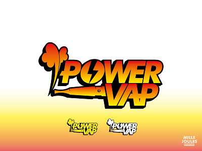 Powervap Logo illustrator logo powervap vape work