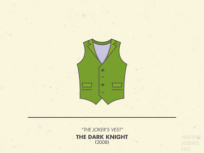 Movie Icons 101 - No. 12 The Dark Knight 101 dark heath icons joker knight ledger movie vest