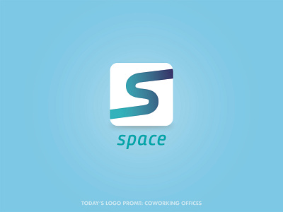 Space Coworking offices (day 1 of 99) design illustrator logo thirtylogos thirtylogoschallenge vector