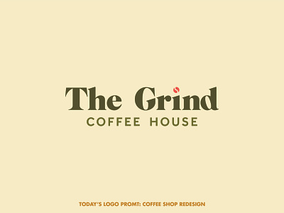 The Grind coffee house (day 2 of 99) design illustrator logo thirtylogos thirtylogoschallenge vector