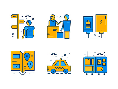 Travel Flat thin line Icons !! design flat graphic icon icons illustration thin line tourism travel vector website