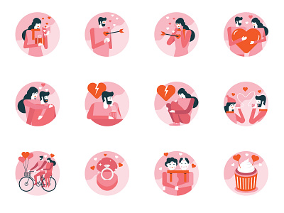 Valentine's Day Icons