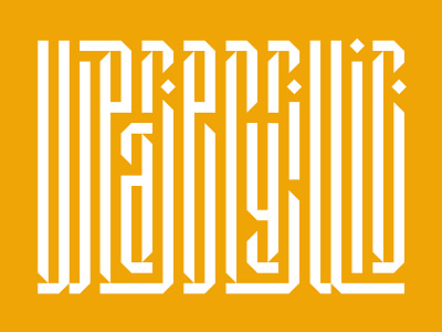 We are Cyrillic - Lettering Challenge