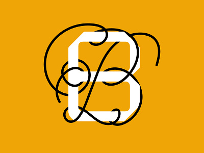 Letter B — 33 Days of We are Cyrillic brand branding custom type cyrillic design graphic graphic design lettering logo type typography