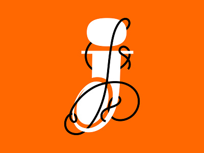 Letter J 36daysoftype custom type design graphic graphic design letter j lettering logo minimal type typography