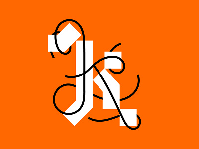 Letter K 36daysoftype 36daysoftype07 custom type design graphic graphic design lettering logo type typography