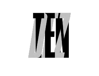 TEN (DEZ) design glyph graphic design lettering minimal type typography vector