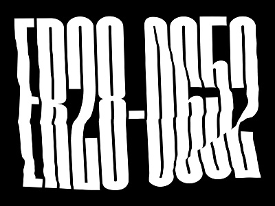 ER28-0652 branding design graphic design lettering minimal mr robot type typography