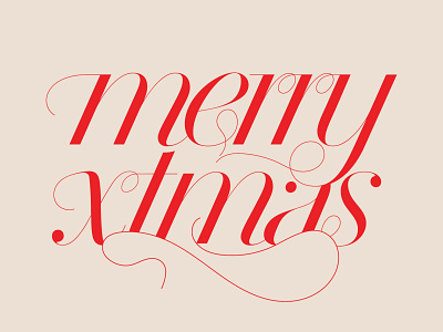 Merry Christmas! design graphic graphic design illustration lettering merry christmas merry xmas minimal type typography