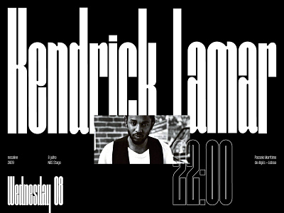 More typeplay brand branding design graphic graphic design kendrick lamar layout lettering minimal type typography