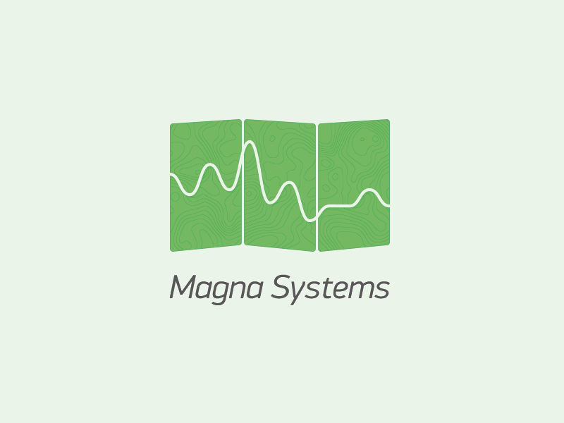 Magna Systems Logo branding gif identity logo maps