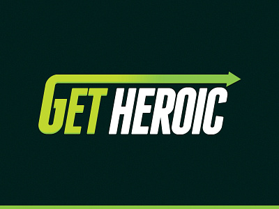 Get Heroic branding identity logo