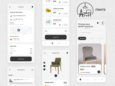 FRNTR | Furniture App design